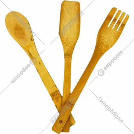 Набор кухонных принадлежностей «DomiNado» из бамбука, 3 предмета