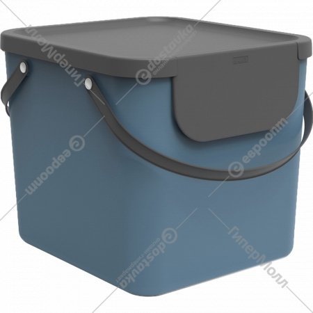 Контейнер для мусора «Rotho» Albula, голубой, 1034406161, 40 л