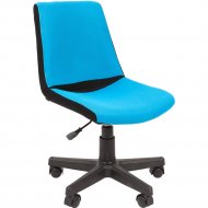 Компьютерное кресло «Chairman» Kids 115, TW 11/TW 43 черный/голубой