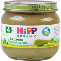 

Пюре "HIPP" (кабачок,с 4-х мес.) 80г