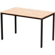 Обеденный стол «Millwood» Сеул, ЛДСП дуб золотой крафт/черный, 160х80х75 см