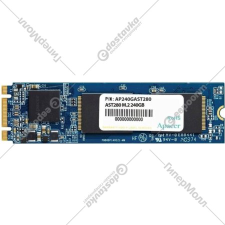 SSD диск «Apacer» AST280 240GB AP240GAST280-1, M.2, SATA III, TLC