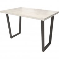 Обеденный стол «Millwood» Уэльс 18 мм, ЛДСП дуб белый крафт/черный, 100х70х73 см
