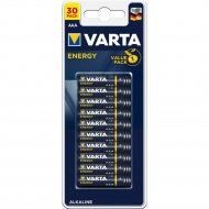 Батарейки «Varta» Energy AAA, 30 шт