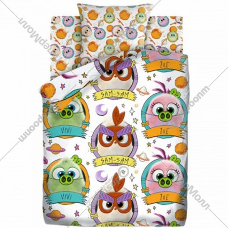 Комплект постельного белья «Angry Birds 2» Птенчики, 70х70