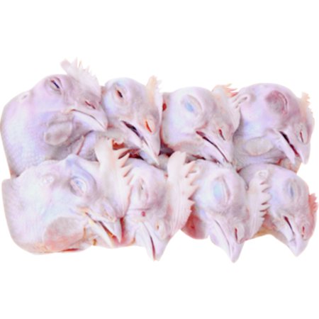 Головы цыплят бройлеров Асобiна замороженные, 1 кг, фасовка 1 кг