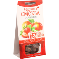 

Смоква ябл."ЖИВЫЕ СНЕКИ"(с клубникой)60г