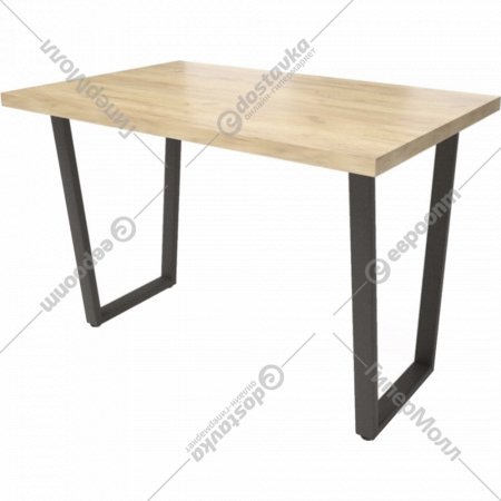 Обеденный стол «Millwood» Уэльс 18 мм, ЛДСП дуб золотой крафт/черный, 120х70х75 см