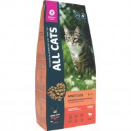 Корм для взрослых кошек «All Cats» сухой полнорационный с говядиной и овощами, 13 кг