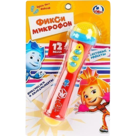 Микрофон игрушечный «Умка» Фиксики, 12 песен, ZY307297-R