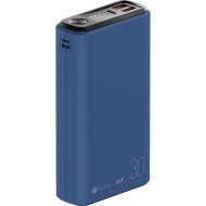 Портативное зарядное устройство «Olmio» QS-30, 043842, 30000mAh, темно-синий