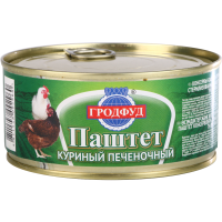 

Конс.мясн"Паштет кур печен"ГродФуд,290 г