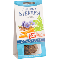 

Крекеры льнян."ЖИВЫЕ СНЕКИ"(морковн)60г