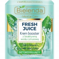 Крем для лица «Bielenda» Fresh Juice, с биоактивной цитрусовой водой, лайм, 35983, 50 мл