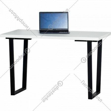 Обеденный стол «Millwood» Уэльс, ЛДСП белый/черный, 160х80х75 см