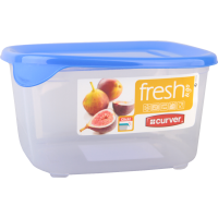 

Контейнер "FRESH&GO"(квадрат,синий)1.2л
