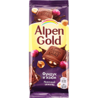 

Шоколад"ALPEN GOLD"(фунд/изюм)85г