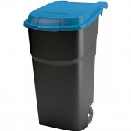 Контейнер для мусора «Rotho» Atlas, черный/голубой, 4510106645, 100 л