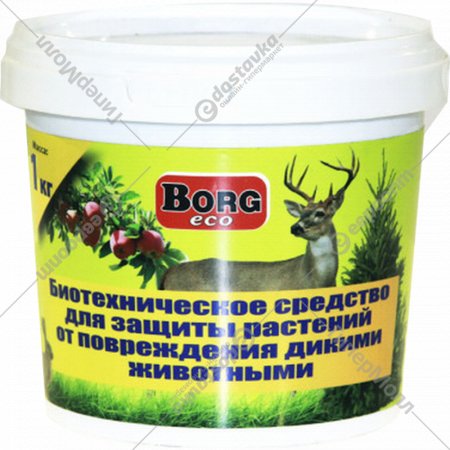 Средство биотехническое «Borg» для защиты растений от повреждения дикими животными, 5 кг