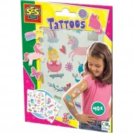 Набор татуировок «SES Creative» Сказочные герои, 14673, 40 шт