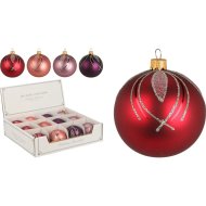 Шар елочный стеклянный, 737050, фиолетовый, 6 см