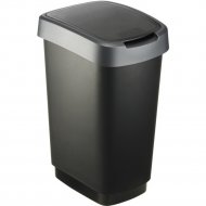 Контейнер для мусора «Rotho» Twist, черный/серый, 1754408850, 25 л