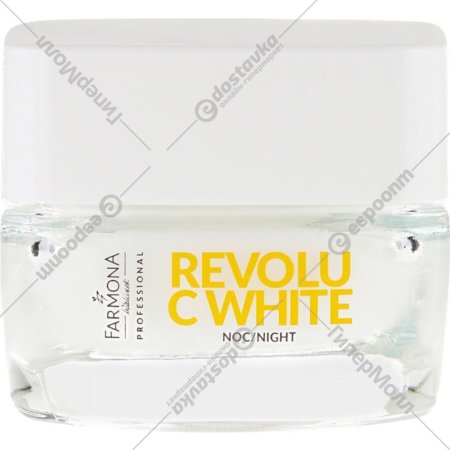 Крем для лица «Farmona» Revolu C White, ночной, восстанавливающий, WHI1005, 50 мл