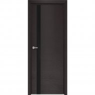 Дверь «Портадом» Deform, Н-2 французский темный/Черный лак, 200х60 см