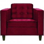 Кресло «Brioli» Вилли, В48 вишневый, 80х80х80 см