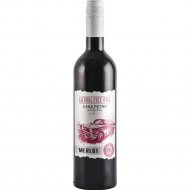 Вино безалкогольное «Casa petru» Merlot, красное, полусладкое, 0.75