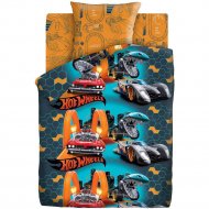 Комплект постельного белья «Hot Wheels» Опасные гонки, 70х70