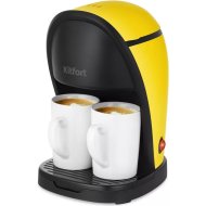 Капельная кофеварка «Kitfort» KT-7188-3, черный/желтый