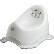 Горшок туалетный детский «Maltex» Семья, с противоскользящими резинками, бело-серый, 5825