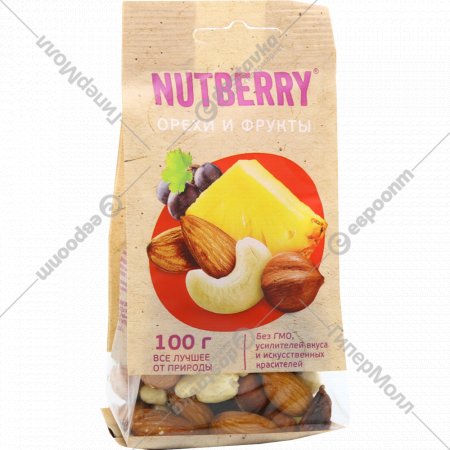 Смесь орехов и сухофруктов «Nutberry» 100 г