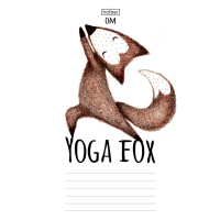 

Тетрадь"YOGA FOX"(18л,А5ф,18Т5В2_19148)