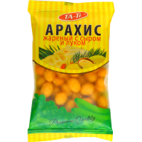 

Арахис жареный с сыром и луком 70 гр.