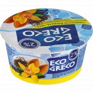 Йогурт греческий «Eco Greco» миндаль-ваниль-чиа, 2%, 130 г