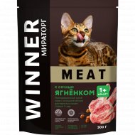 Корм для кошек «Winner» Meat, с сочным ягненком, 300 г