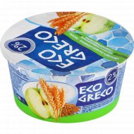 Йогурт греческий «Eco Greco» яблоко-злаки-семена льна, 2%, 130 г