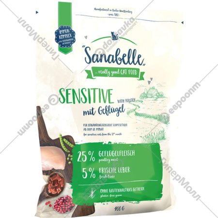 Корм для кошек «Sanabelle Sensitive Poultry» 400 г