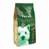 Корм для собак «Premil» мини, с уткой, индейкой и рисом, 1 кг