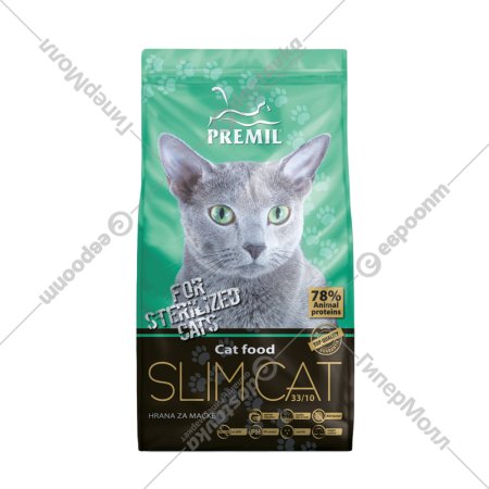 Корм для кошек «Premil» Slim Cat Super Premium, 400 г