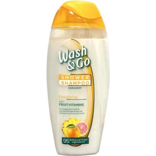 Шампунь-гель для душа «Wash&Go» 2в1, энергия витаминов и фруктов, 250 мл