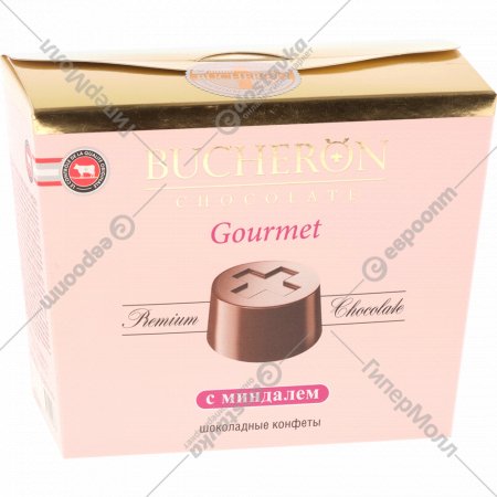Конфеты шоколадные «Bucheron Gourmet» с миндалем, 175 г