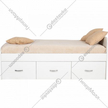 Кровать «Millwood» Нео 1600, ЛДСП белый, 167.6х84.4х66.4 см