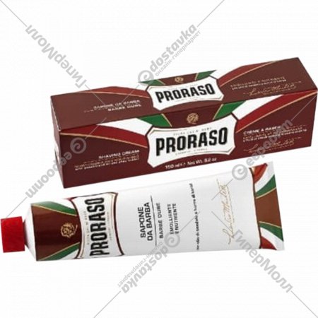 Крем для бритья «Proraso» питательный, с маслом сандала и маслом ши, 150 мл