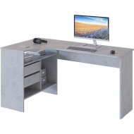 Письменный стол «Сокол» СПм-25, SKM_00-00011530, бетон, левый