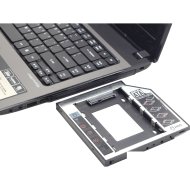 Адаптер «Gembird» MF-95-02, для HDD-SSD в DVD-slot notebook 12mm