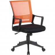 Кресло офисное «Brabix» Balance MG-320, с подлокотниками, черный/оранжевый, 531832