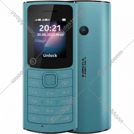 Телефон «Nokia» 110, TA-1543, 1GF018MPE1C01, blue